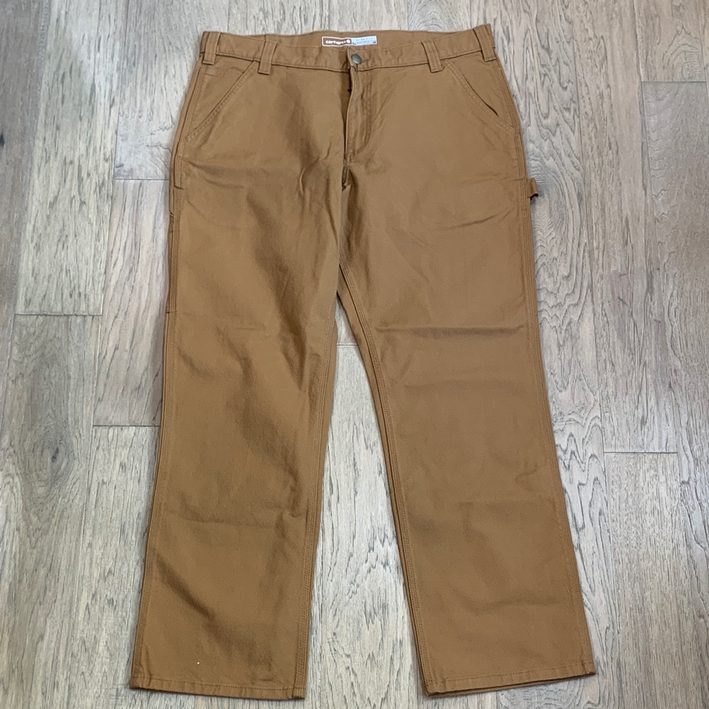NWOT Carhartt Men's Carhartt Brown/Tan Work Chinos Size 36x30